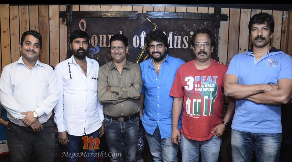 Odh Marathi Movie Team With Adarsh Shinde