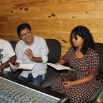 Anandi Joshi in Odh Music Recording