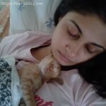 Ruchi Savarn With Cat
