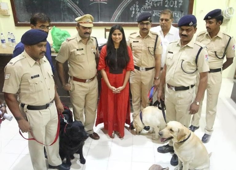 Sai Tamhankar Showed Her Love Towards Service Dogs
