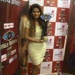 Megha Dhade Big Boss Winner Trophy