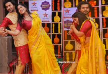 Samruddhi Kelkar and Abhishek Rahalkar Shine at the Launch of ‘Halad Rusli Kunku Hasla’ !! Samruddhi Kelkar and Abhishek Rahalkar Shine at the Launch of 'Halad Rusli Kunku Hasla' !!